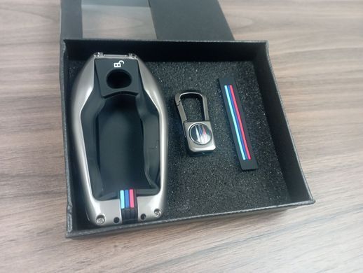 Чехол протектор на ключ BMW G11 G12 G30 G32 X3 G01 X4 G02 X5 G05 X7 G07 дымчатый