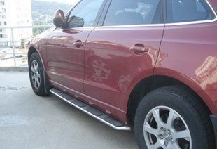 Пороги, подножки боковые Audi Q5 (08-16 г.в.)