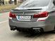 Спойлер BMW F10 стиль М4 черный глянцевый (ABS-пластик)