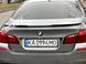 Спойлер BMW F10 стиль М4 черный глянцевый (ABS-пластик)