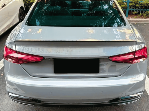 Спойлер на Audi A5 Coupe стиль S5 черный глянцевый (2016-+)