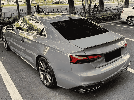 Спойлер на Audi A5 Coupe стиль S5 черный глянцевый (2016-+)