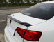 Спойлер багажника Volkswagen Jetta 6 стиль R чорний глянець (ABS-пластик)