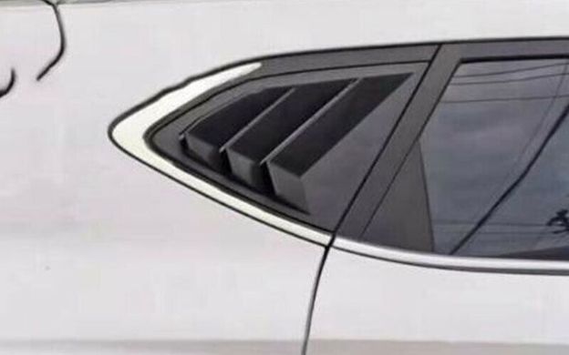 Накладки (жабры) на окна задних дверей Hyundai Tucson 3 (15-20 г.в.)