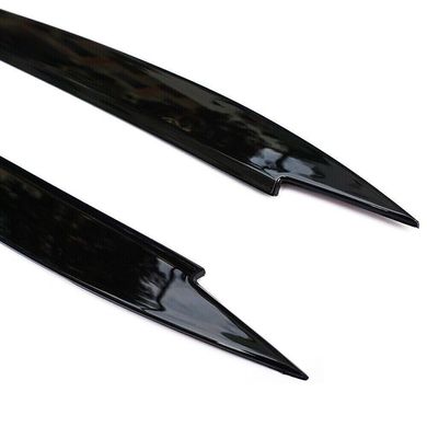 Реснички на Фольксваген Гольф 7 черные глянцевые ABS-пластик
