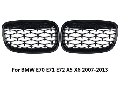 Решітка радіатора на BMW E70 / E71 стиль Diamond Black