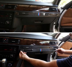 Накладка передньої панелі салону BMW E90 / E92 / E93 карбон