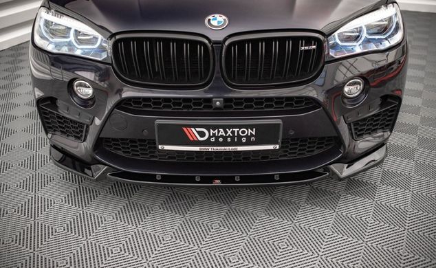 Накладка переднього бампера BMW X5 F85 (ABS-пластик)