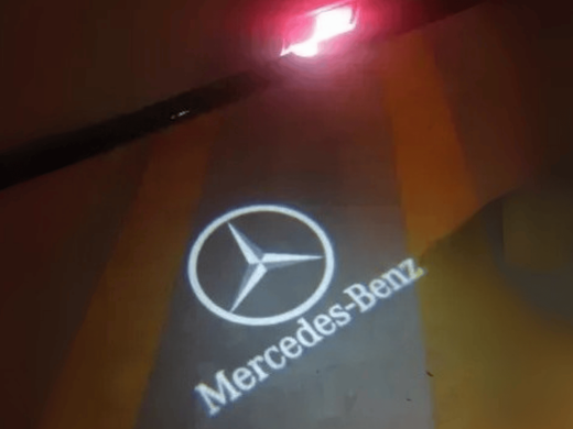 Подсветка дверей с логотипом Mercedes GLK (X204) A (W169) (168) B (W245)