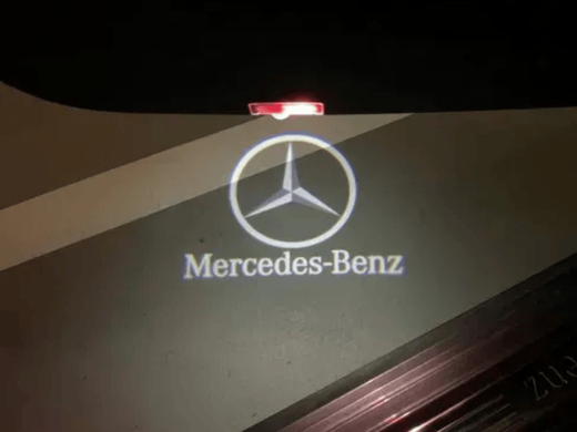 Подсветка дверей с логотипом Mercedes GLK (X204) A (W169) (168) B (W245)