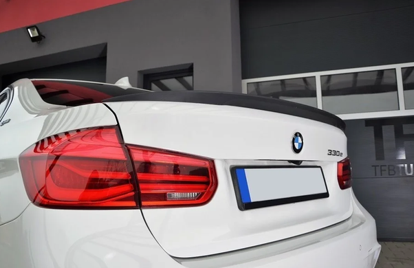 Спойлер на BMW F30, стиль Performance (ABS-пластик)
