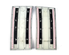 Накладки воздухозаборников на двери RANGE ROVER L405 черные + хром (13-17 г.в.)