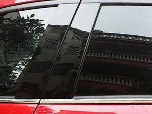 Молдинги дверних стійок Toyota Camry 70 чорні