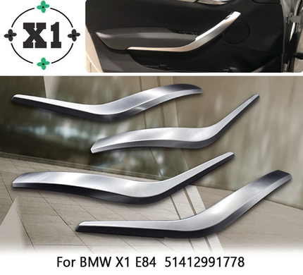 Хромированные накладки на внутренние ручки BMW X1 E84