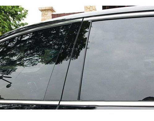Молдинги дверных стоек Toyota Camry 70 черные