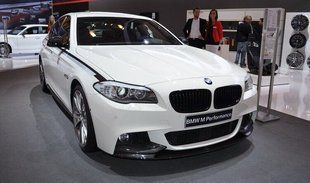 Накладка переднього бампера БМВ 5 F10 M-Tech Performance style (10-16 г.в.)