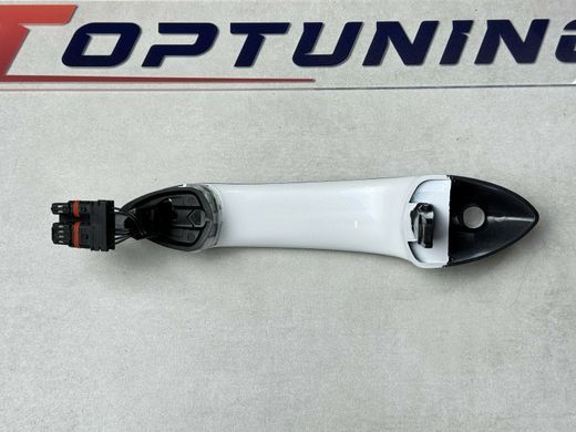 Передня зовнішня ручка водія BMW 5, 6, 7 серії біла