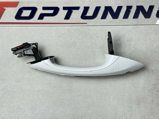 Передня зовнішня ручка водія BMW 5, 6, 7 серії біла