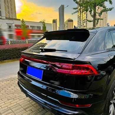Спойлер багажника Audi Q8 чорний глянець ABS-пластик
