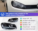 Оптика передняя, светодиодные фары на Volkswagen Golf 6