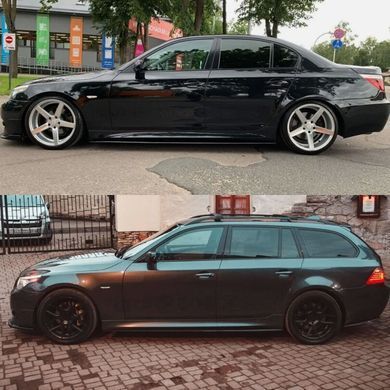 Накладки (дифузори) порогів автомобіля BMW 5 серії E60