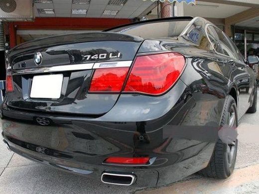 Спойлер на BMW 7 series F01 Performance чорний глянсовий ABS-пластик