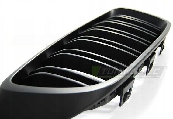 Решітка радіатора, ніздрі для БМВ F32 стиль М4 (чорний матовий)