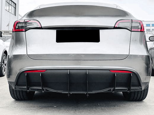 Накладка заднего бампера Tesla Model Y черный глянец (2018-2025)