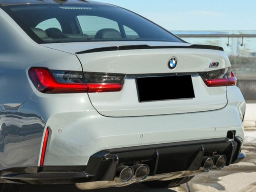 Спойлер багажника BMW X6 G06 стиль M4 чорний глянсовий ABS-пластик
