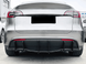 Накладка заднего бампера Tesla Model Y черный глянец (2018-2025)