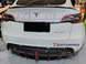 Накладка заднего бампера на Tesla Model Y SUV 2020+