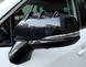 Накладки на зеркала Toyota RAV4, под карбон (2019-...)