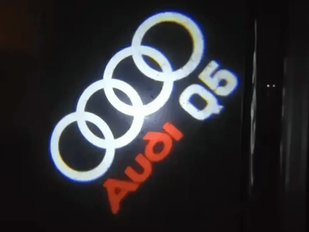 Светодиодные лампы в двери Audi Q5