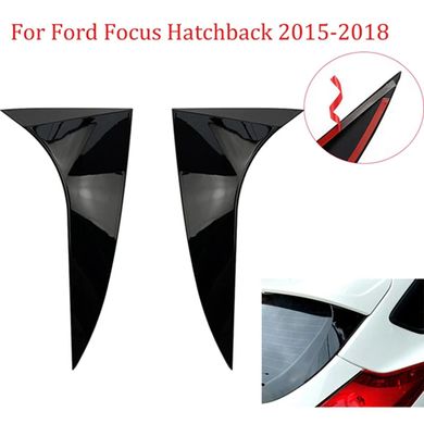 Бічні спойлера на заднє скло Ford Focus хетчбек (15-18 р.в.)