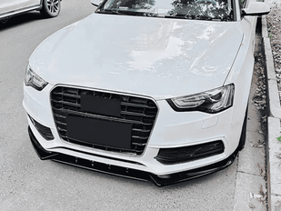 Накладка переднього бампера Audi A5 S-Line Maxton Style (2012-2017 )