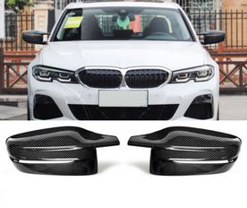 Накладки на зеркала BMW G20 / G30 / G32 / G11 / G12 стиль M2 карбон