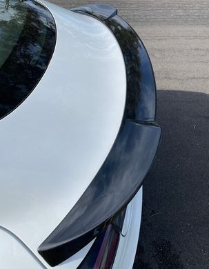 Спойлер багажника Tesla Model 3 (2023+) M4 style чёрный глянец ABS