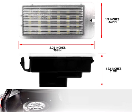 Підсвічування багажника (LED) Nissan Juke Leaf Murano Rogue Versa