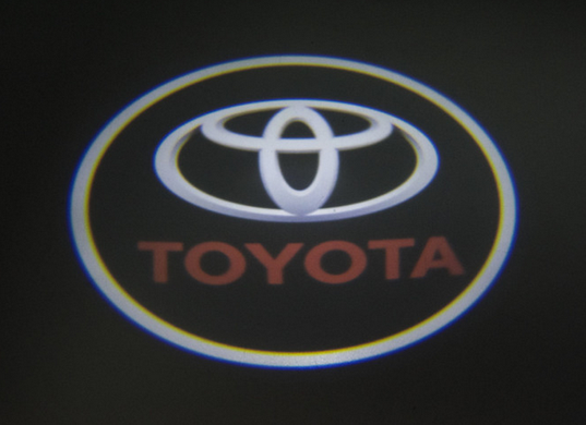 Підсвічування дверей з логотипом для Toyota