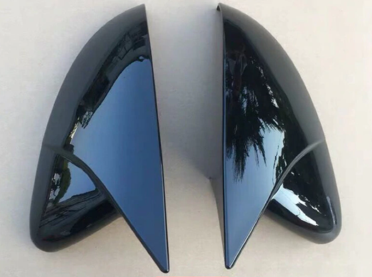 Накладки на дзеркала VW Jetta 6, чорні (2011-2018)
