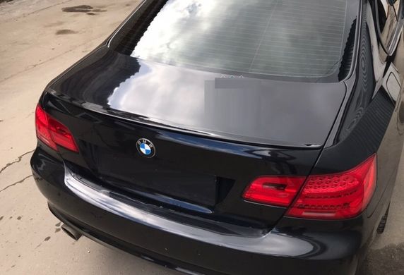 Спойлер багажника BMW 3 E92 стиль М3 черный глянцевый ABS-пластик