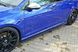 Накладки на пороги Volkswagen Golf 6 ABS чорні глянсові