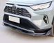 Накладка переднего бампера Toyota RAV4 (2019-...)