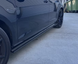 Накладки на пороги Volkswagen Golf 6 ABS чорні глянсові