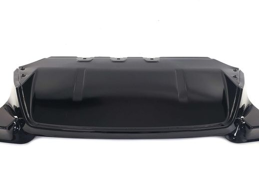 Накладка заднего бампера БМВ 5 F10 M-Pakiet вар. 2 (ABS-пластик)