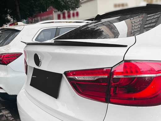 Спойлер на BMW X6 F16 в стиле M4 (ABS-пластик)