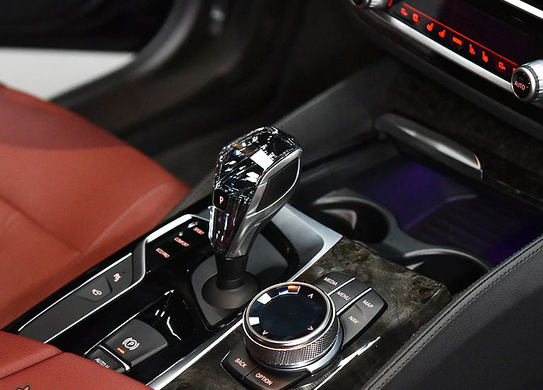 Роскошная хрустальная ручка передач + комплект кнопок BMW X5 G05 / X6 G06 / X7 G07
