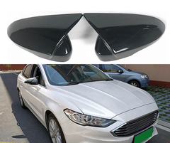 Накладки на зеркала Ford Fusion черный глянец (13-18 г.в.)