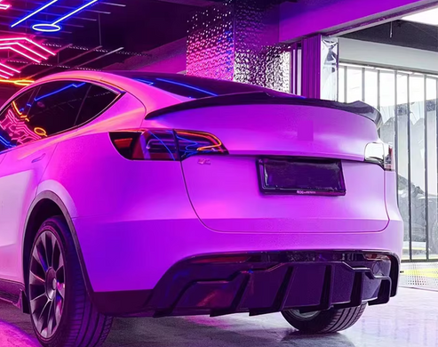 Спойлер Tesla Model Y стиль Balbe чорний глянсовий ABS-пластик (2020-...)