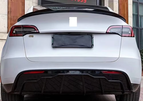 Спойлер Tesla Model Y стиль Balbe чорний глянсовий ABS-пластик (2020-...)